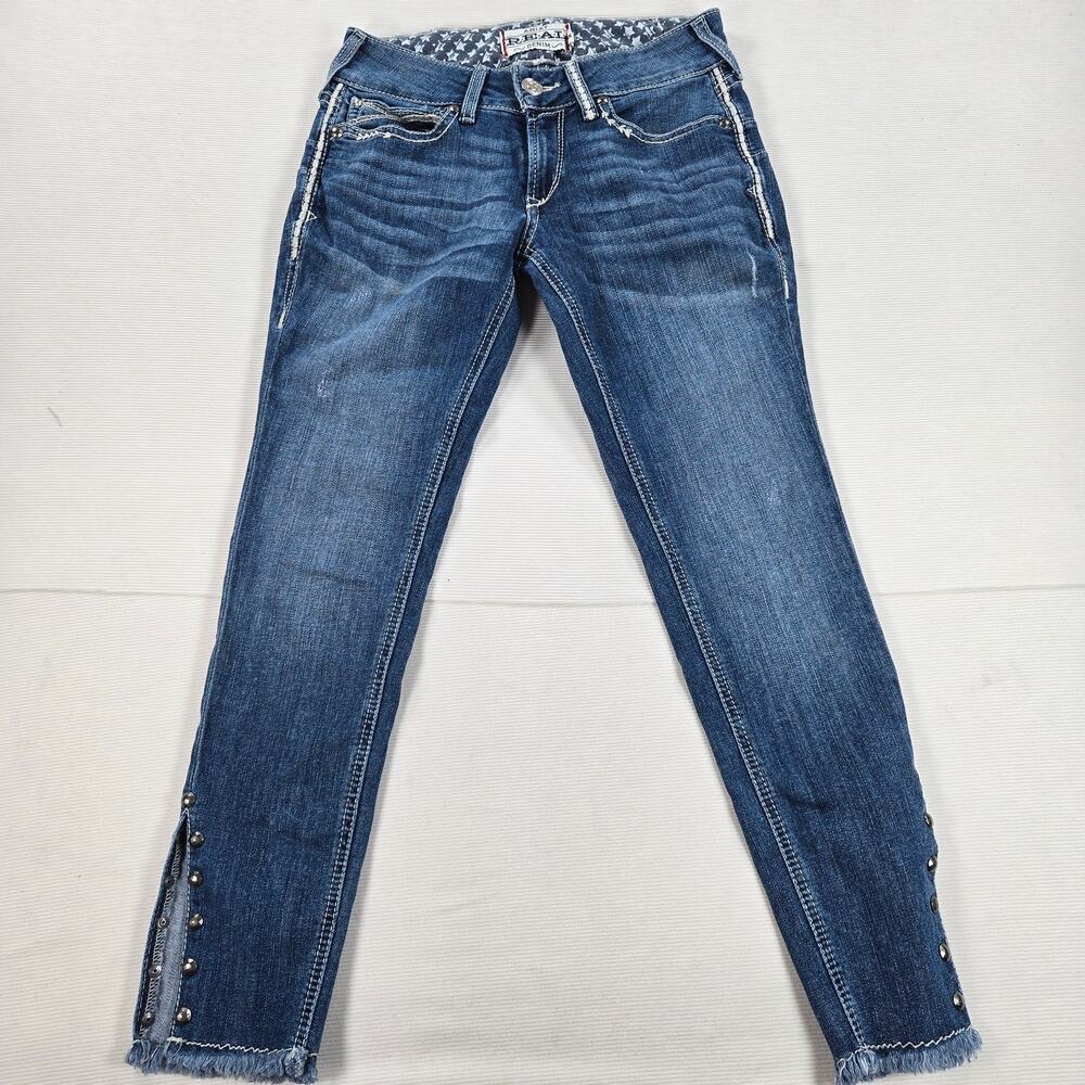 Ariat R.E.A.L Mid Rise Stretch Skinny Fit Western Jean Eleanor Women's Size 26s